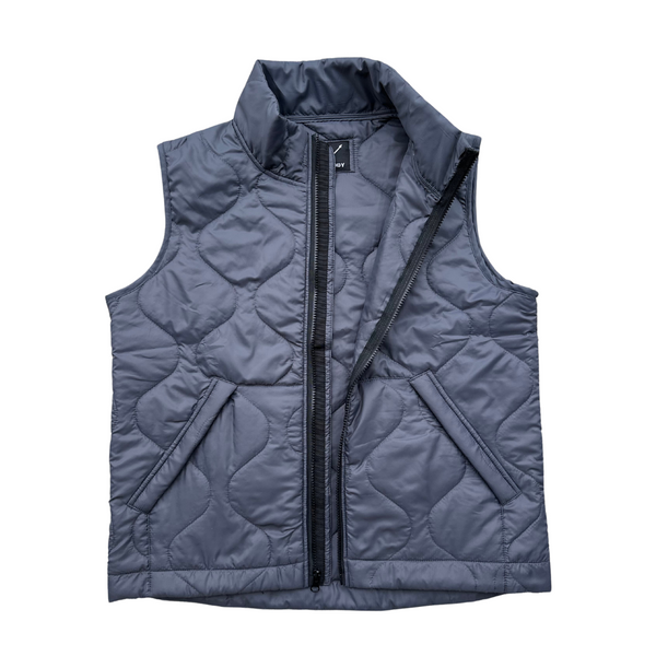Wooby Hoody Outdoor Vest - Charcoal Gray