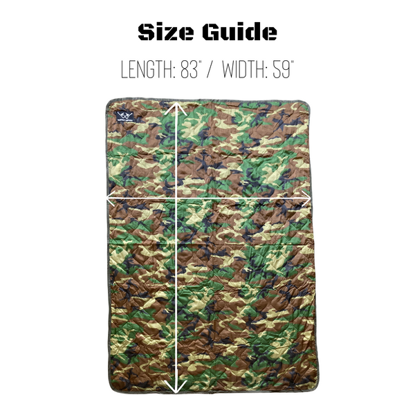 Wooby Hoody Outdoors Blanket - Woodland