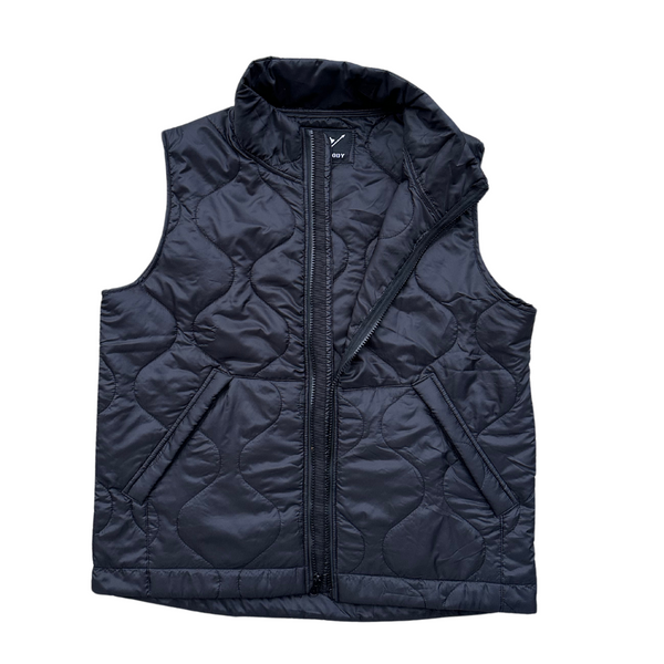 Wooby Hoody Outdoor Vest - Midnight Raid Black