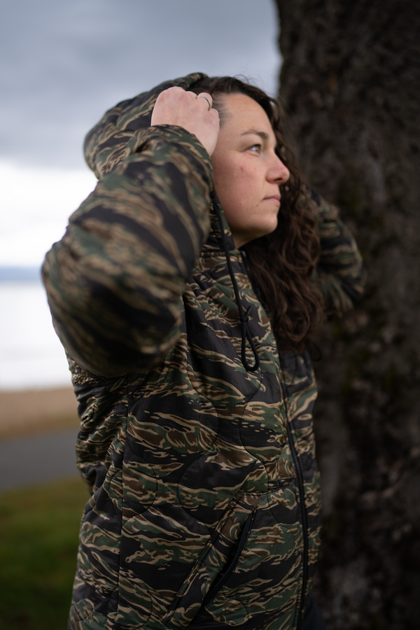 Wooby Hoody • Jungle Tiger Stripe