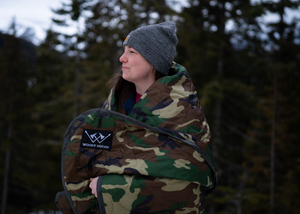 Wooby Hoody Outdoors Blanket - Woodland