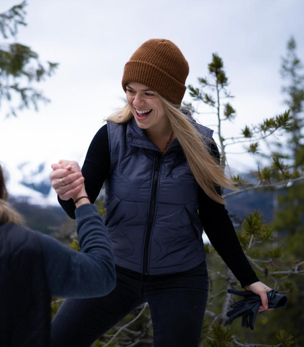 Wooby Hoody Outdoor Vest - Charcoal Gray