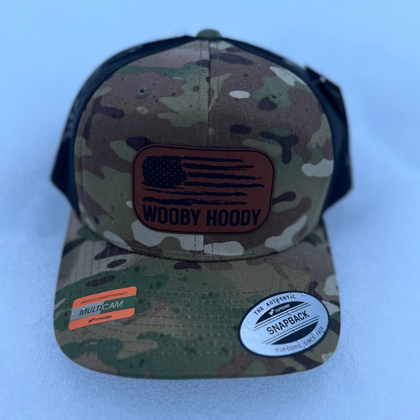 WH American Flag Snapback Hat - Classic MC