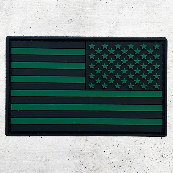 PVC Patch - Black & Green
