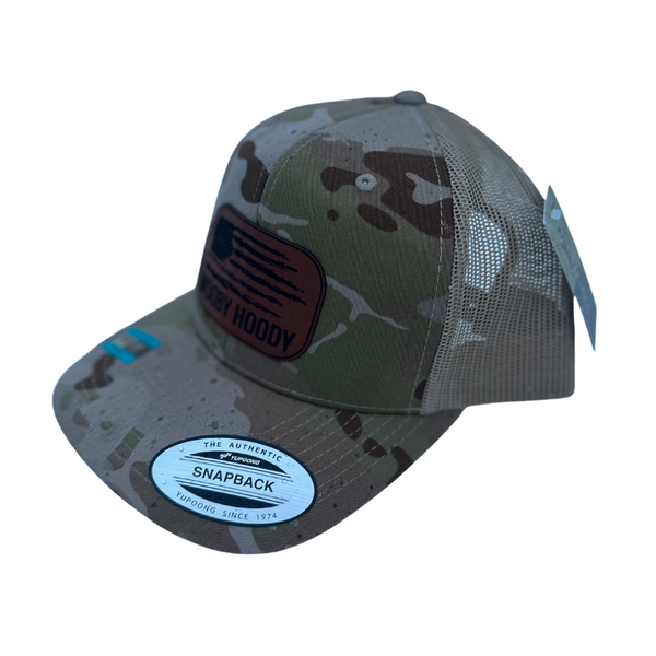 WH American Flag Snapback Hat - Arid MC