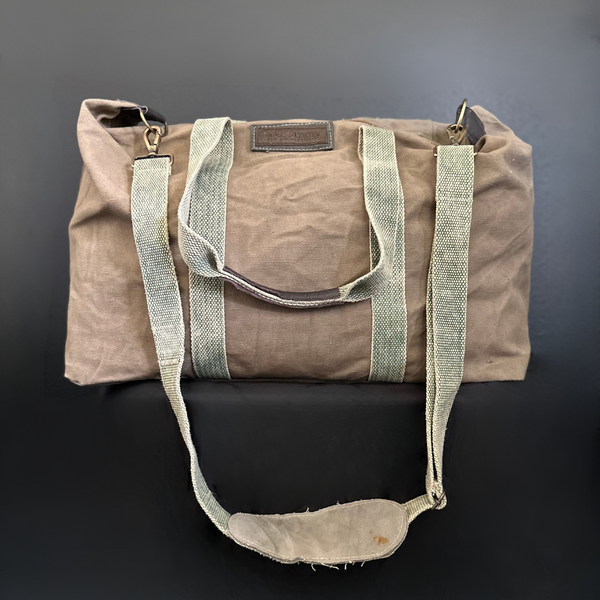 Custom Canvas Travel Bag - made from US Army Tents