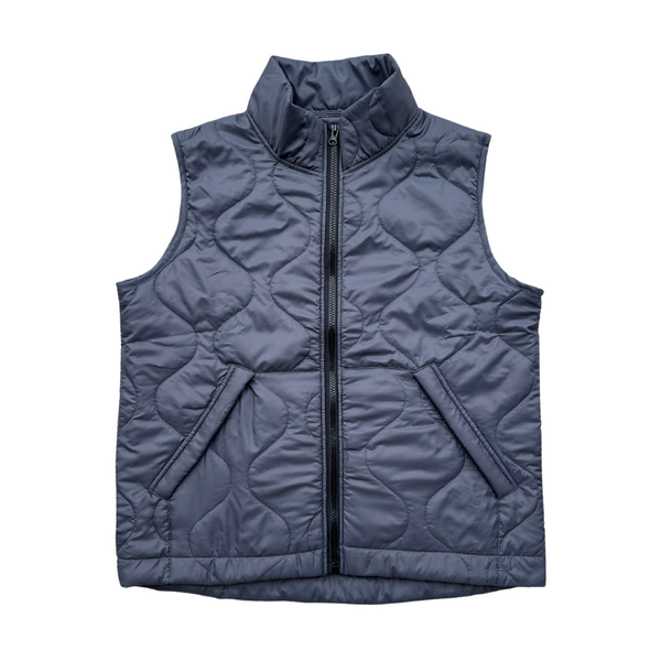 Wooby Hoody Outdoor Vest - Charcoal Gray