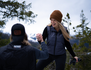 Wooby Hoody Outdoor Vest - Charcoal Gray