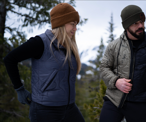 Wooby Hoody Outdoor Vest - Charcoal Gray