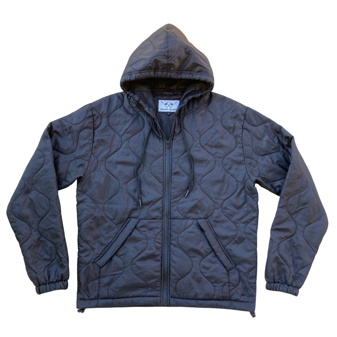 Black woobie hoodie hotsell