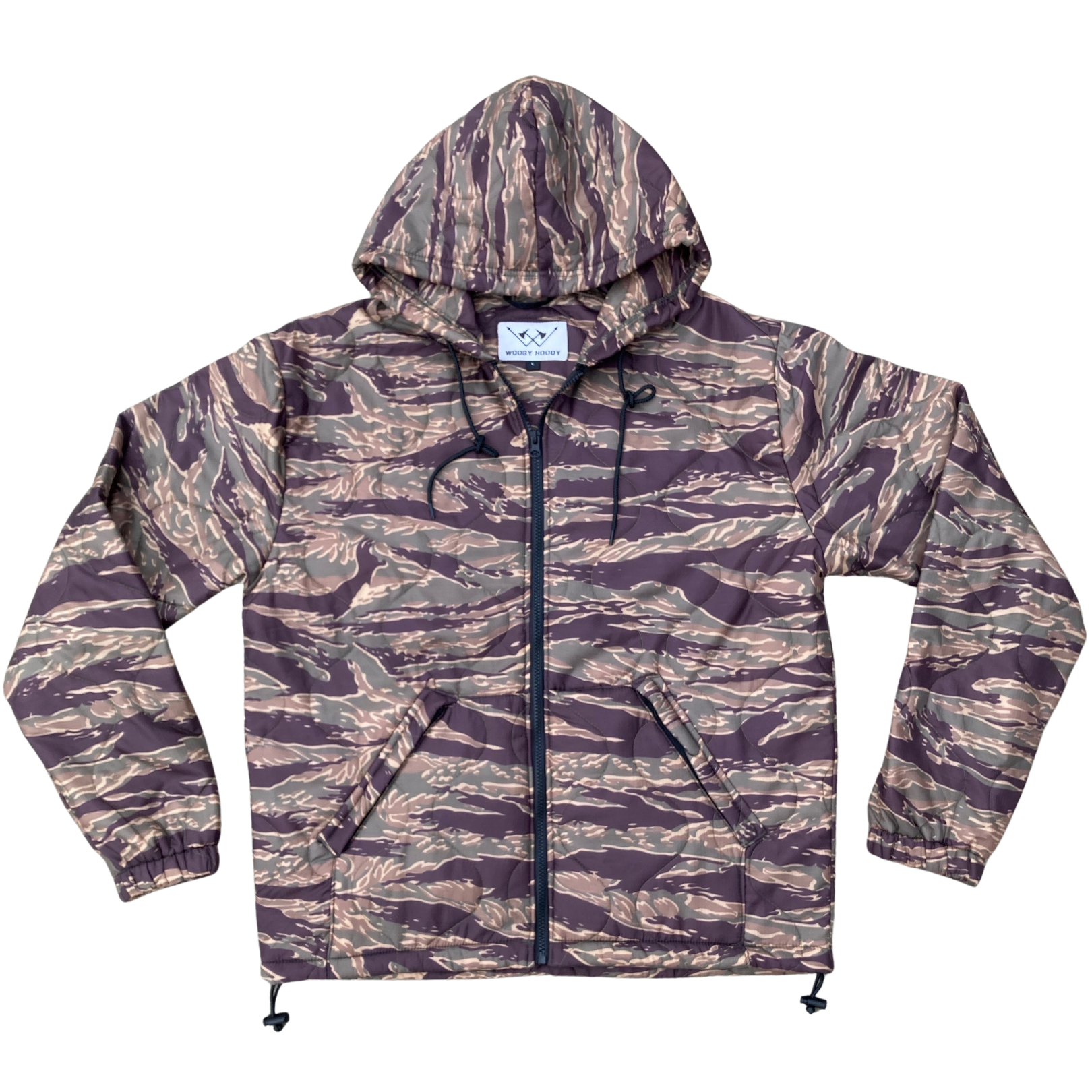 Jungle Tiger Stripe Jacket Tiger Camo Hoodie Woobyhoody