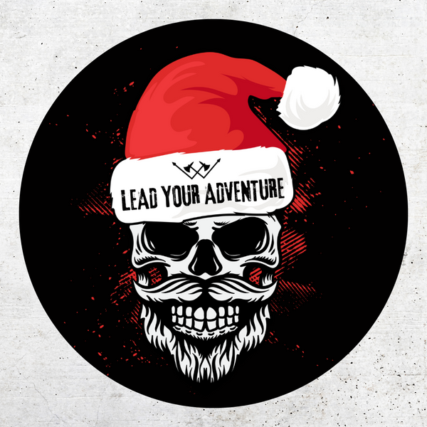 WoobyHoody Christmas Skull Sticker - Holographic