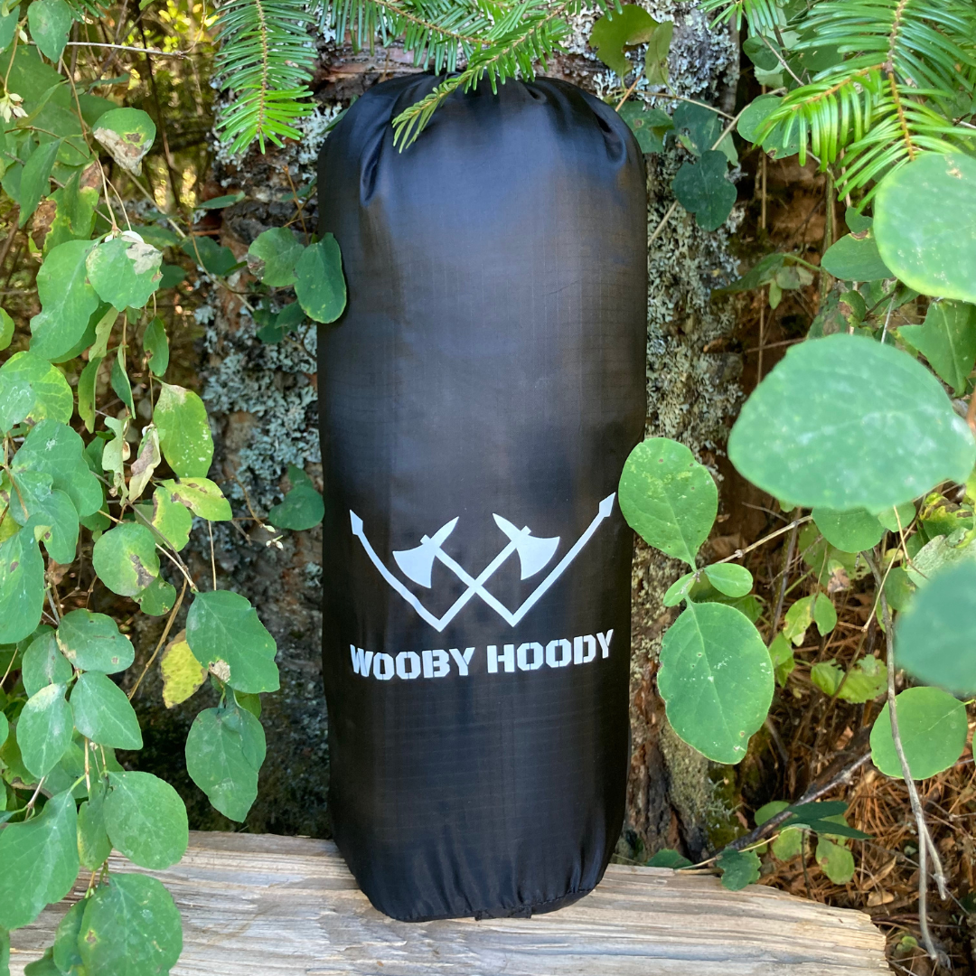 Wooby Wooby Sleeping Bag - Midnight Raid Black – WoobyHoody