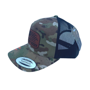 WH American Flag Snapback Hat - Classic MC